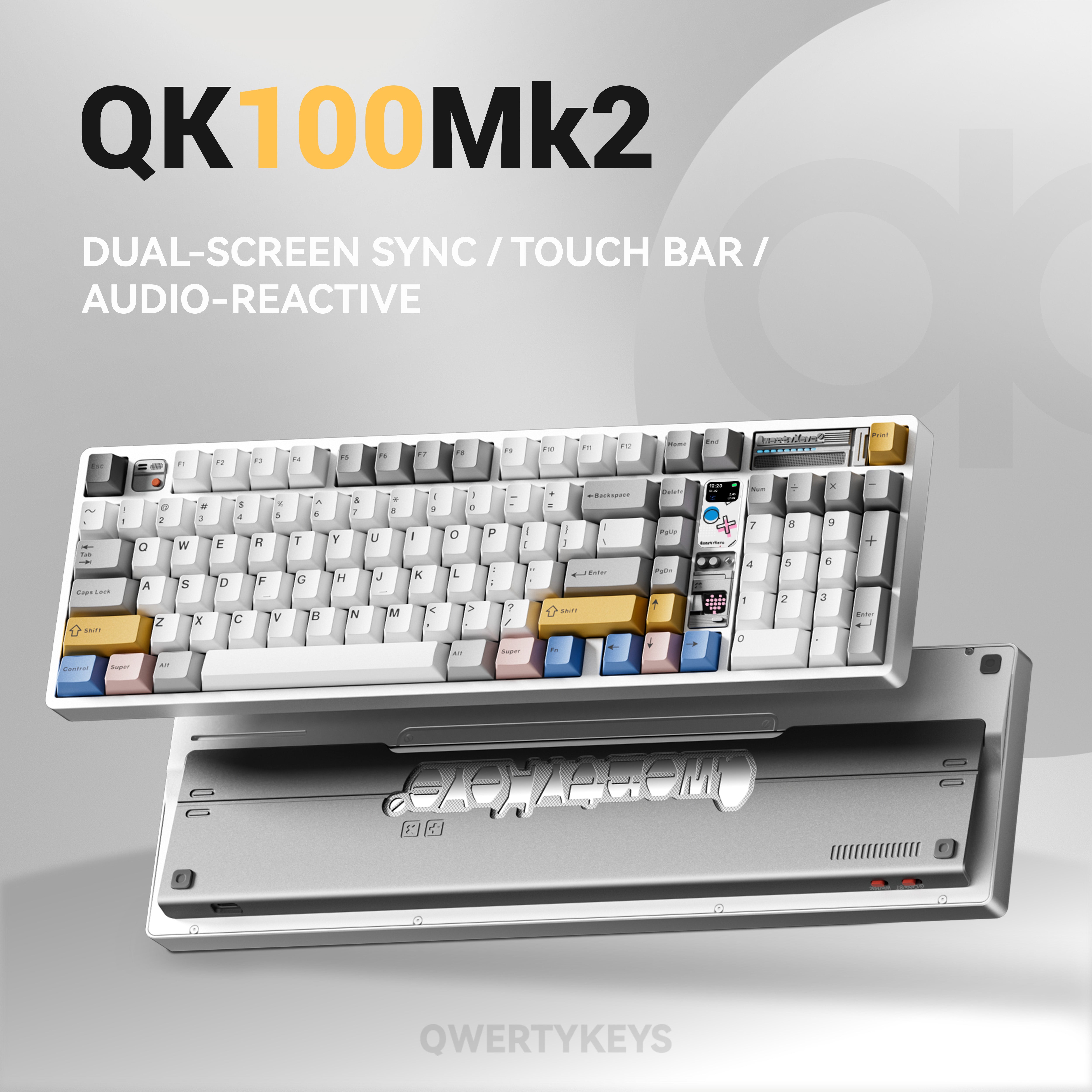 QK100 Mk2 Tri-mode Mechanical Keyboard (Launch on July 24 EDT)
