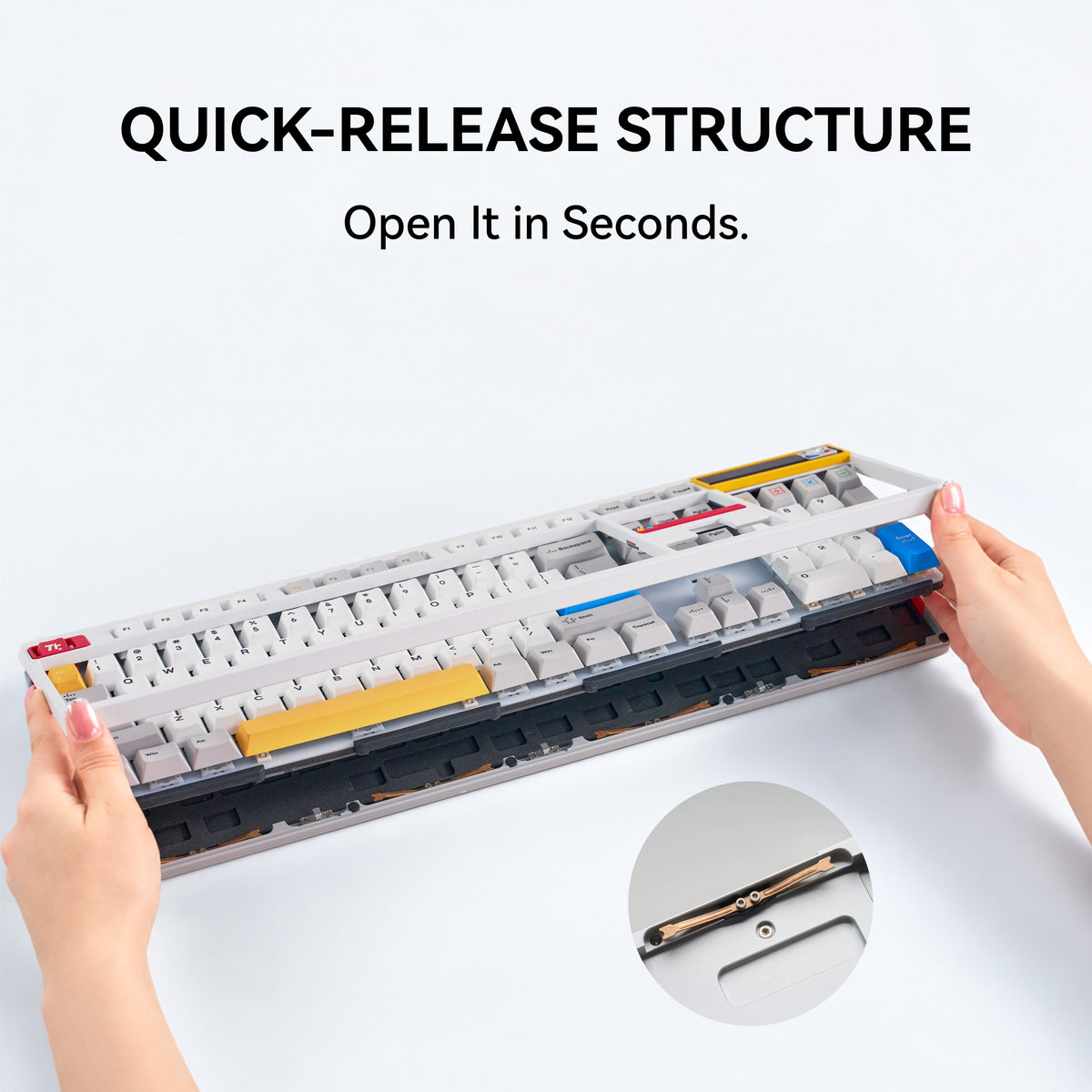 Ticktype DP104 Wireless Tri-mode Mechanical Keyboard