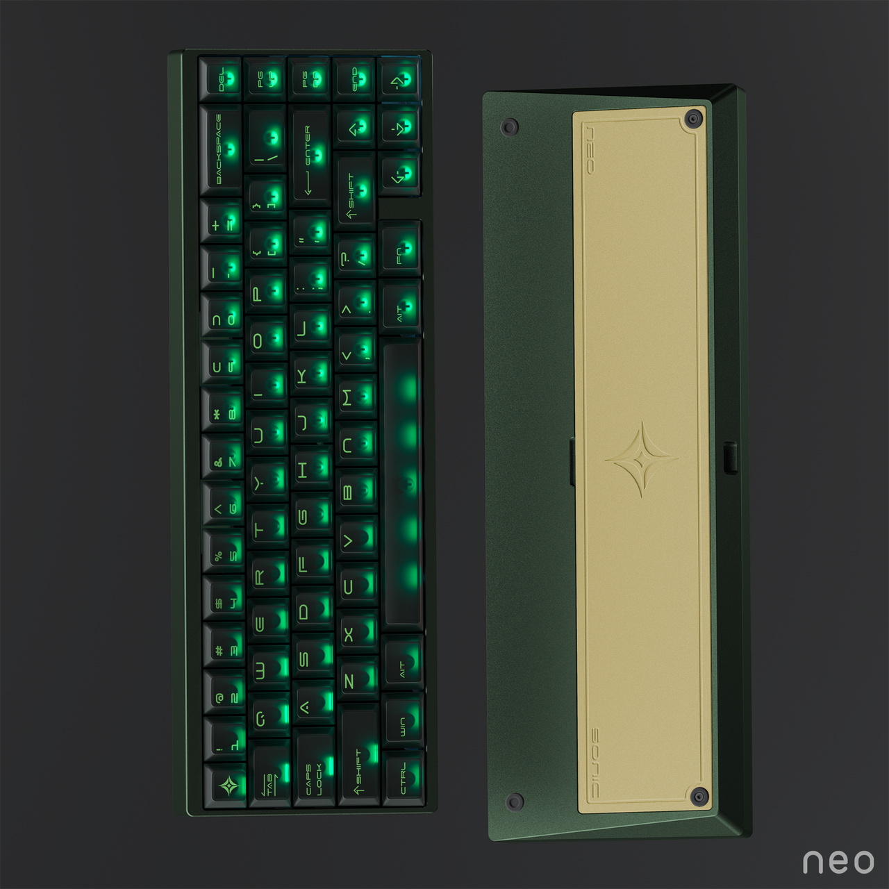 Qwertykeys Neo65 Sonic He+ Hall Effect Custom Keyboard