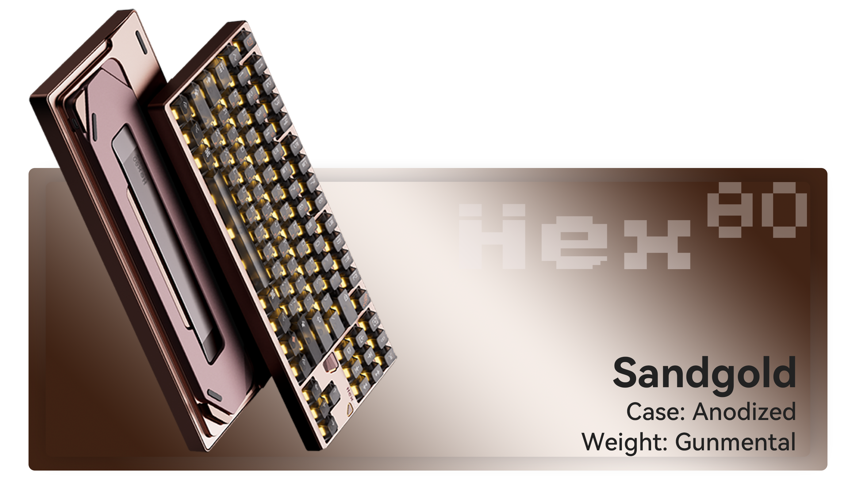 Hex80 Hall Effect Custom Keyboard