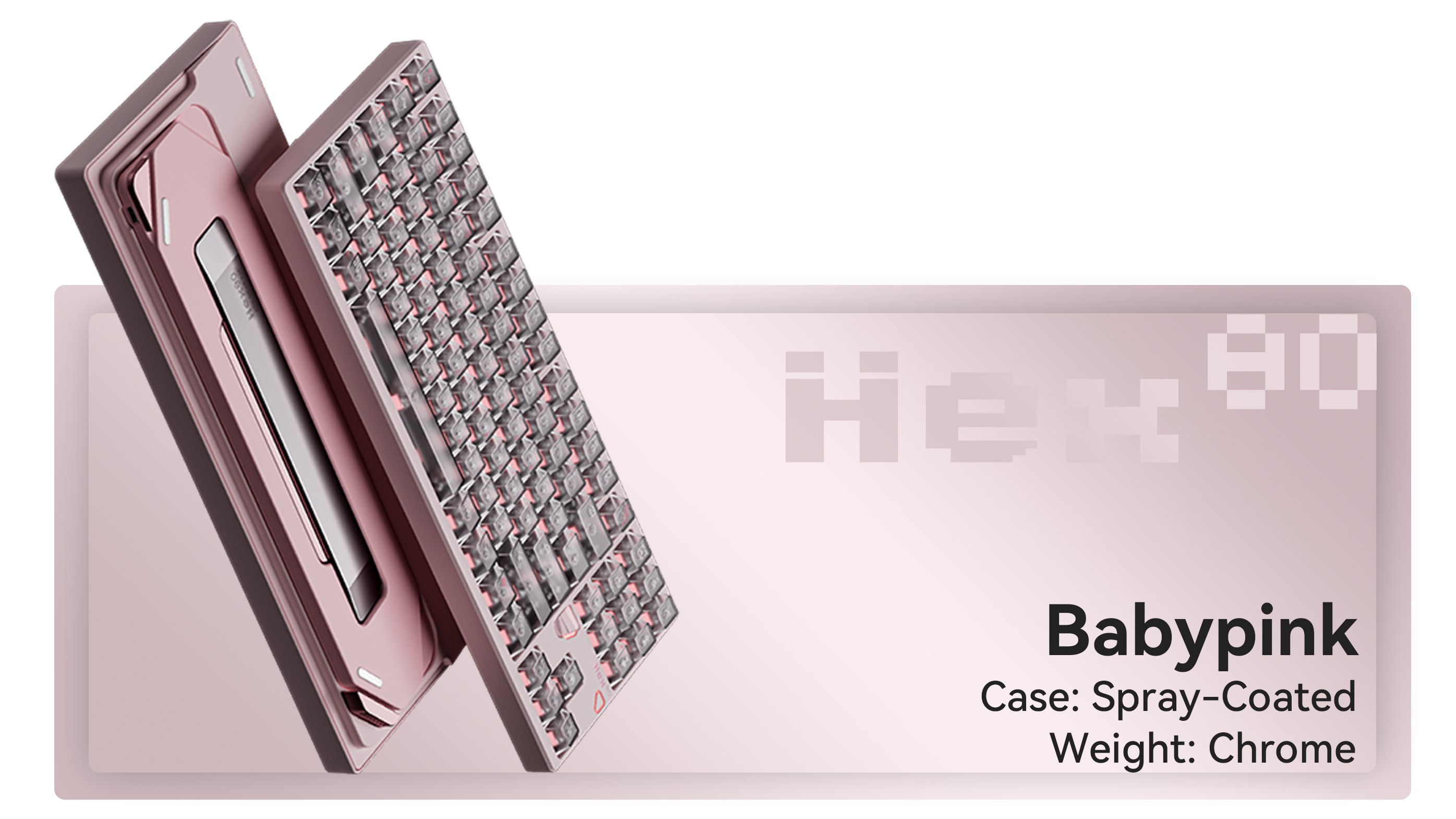 Hex80 Hall Effect Custom Keyboard
