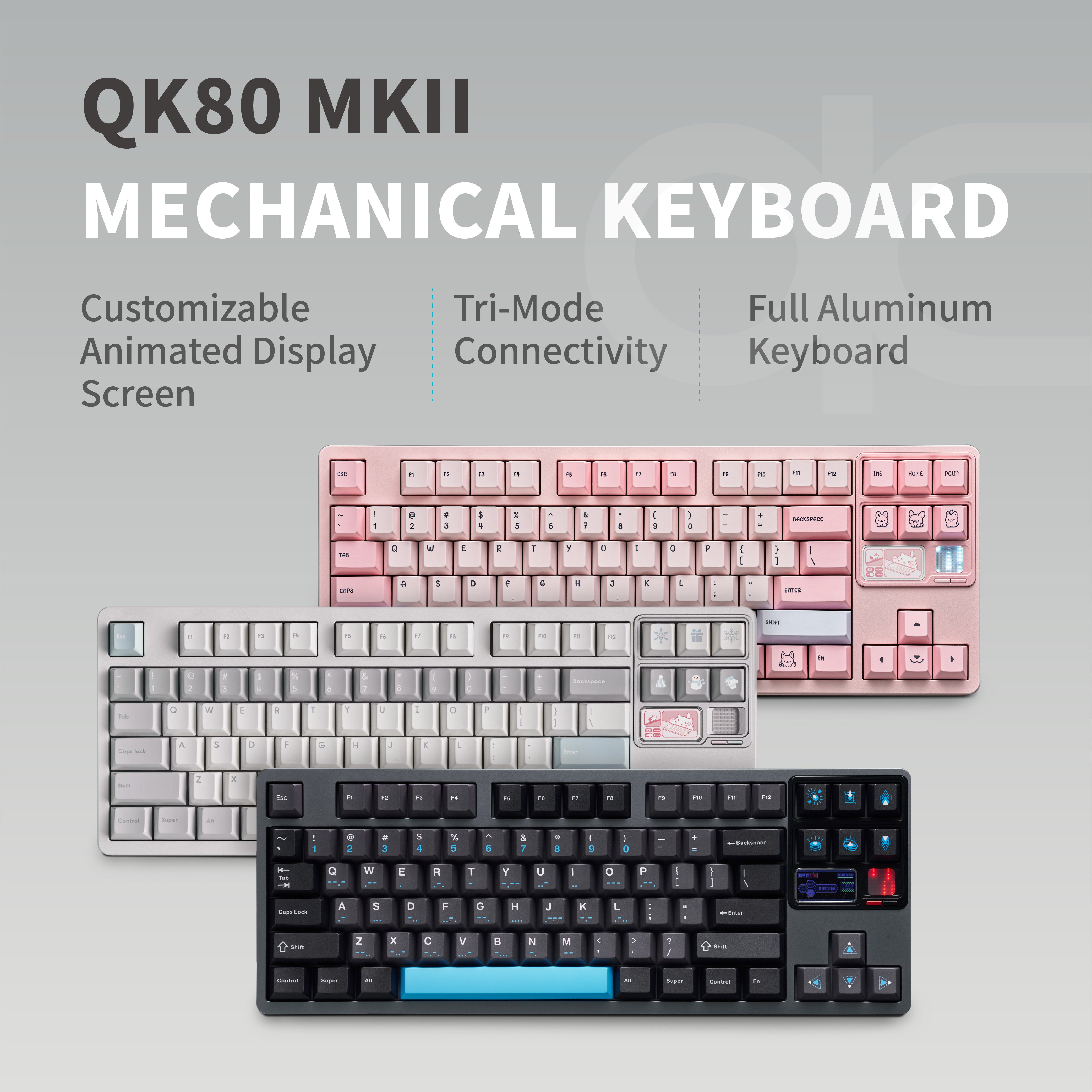 QK80 Mk2 Prebuilt Mechanical Keyboard
