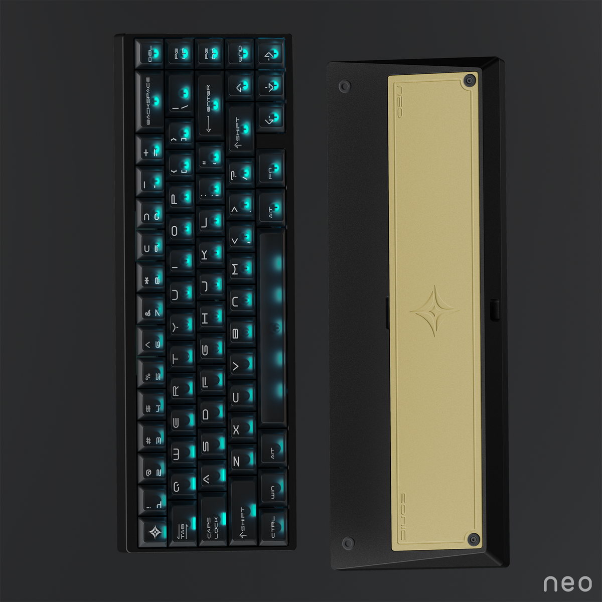 Photo inspiration: Visual Reference: Neo65 Sonic He Hall Effect Custom Keyboard