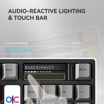 QK100 Mk2 Tri-mode Mechanical Keyboard (Launch on July 24 EDT)