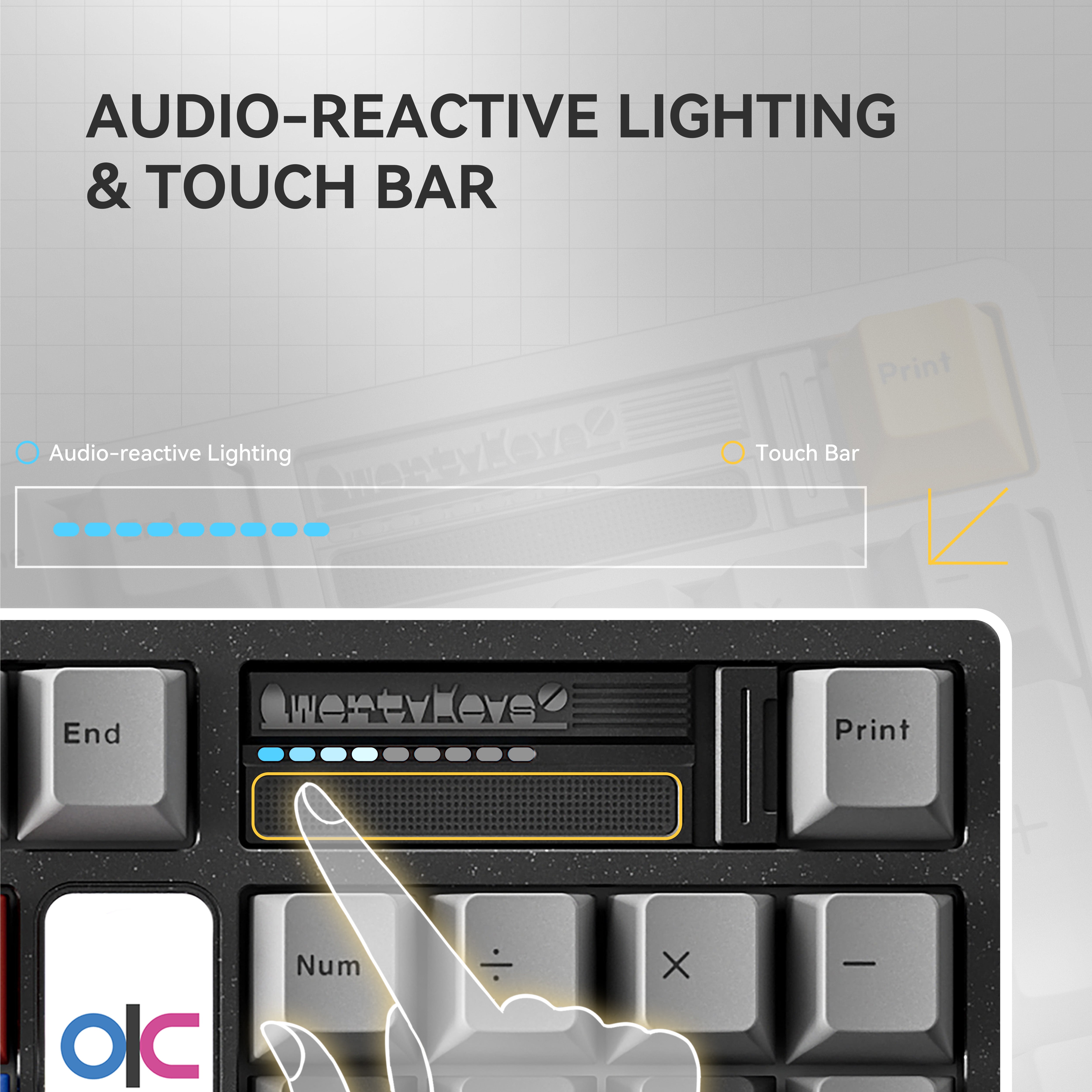 QK100 Mk2 Tri-mode Mechanical Keyboard (Launch on July 24 EDT)