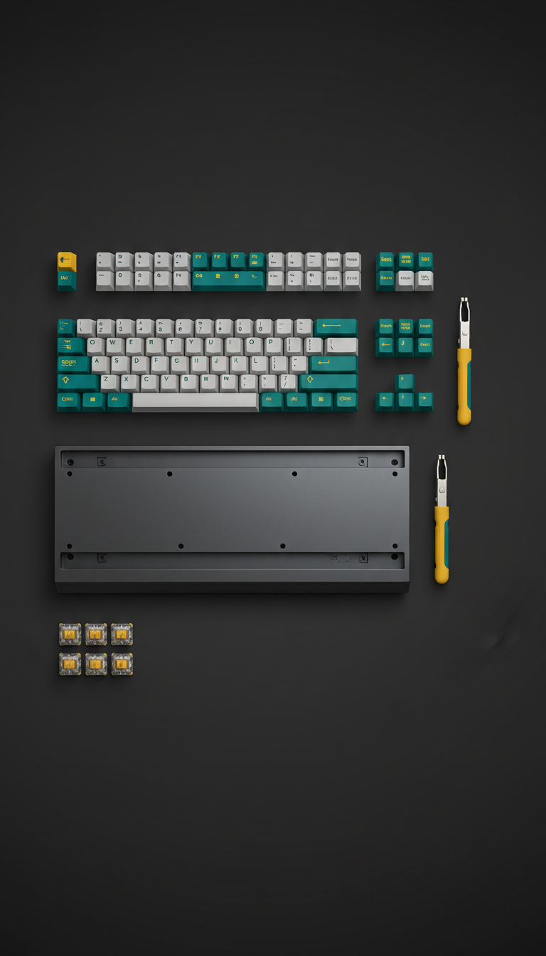 Mechanical Keyboard DIY Kit With Precision Tools