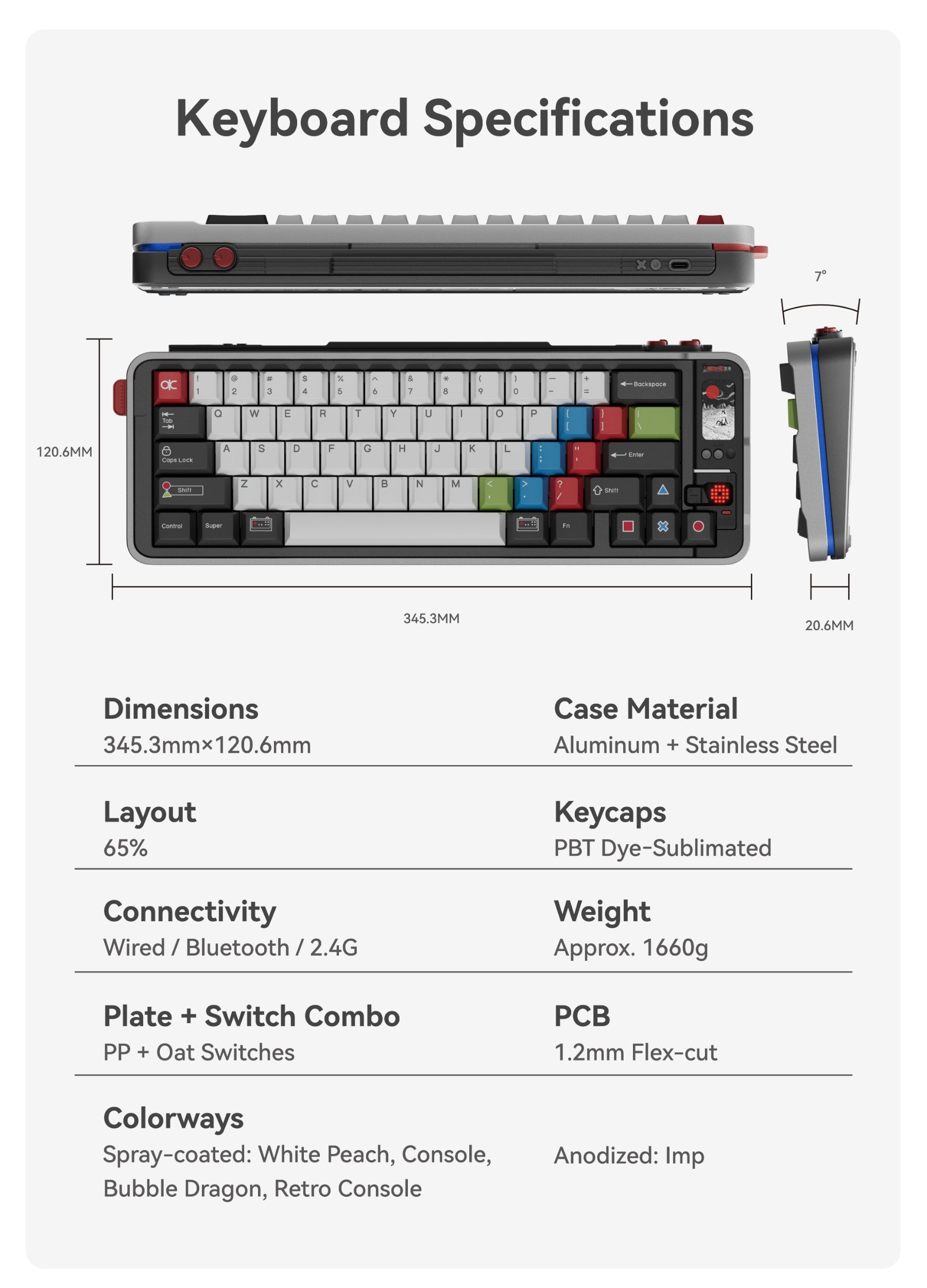 QK65 Mk3 Prebuilt Mechanical Keyboard – Qwertykeys