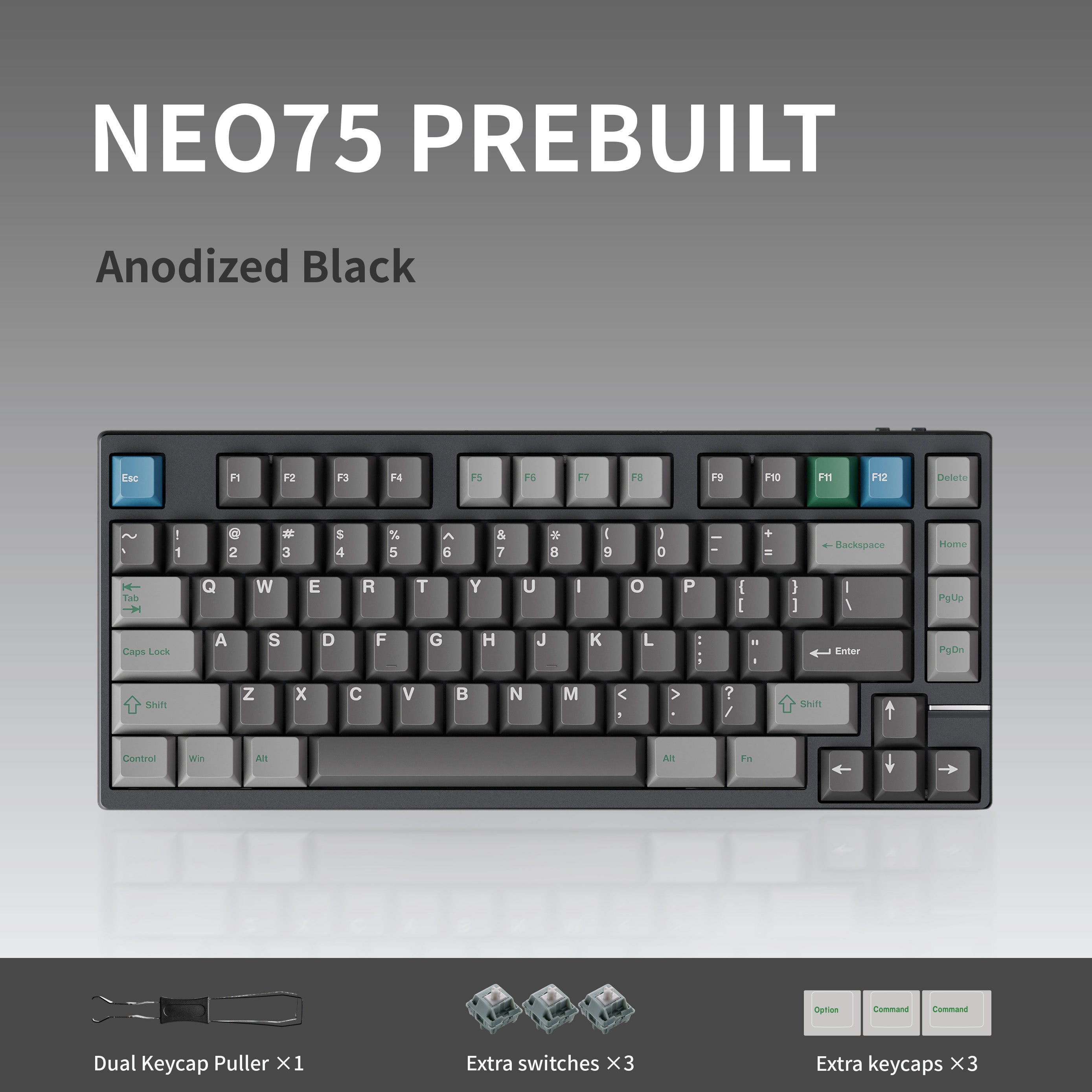 Neo98 & Neo75 Prebuilt Mechanical Keyboard – Qwertykeys