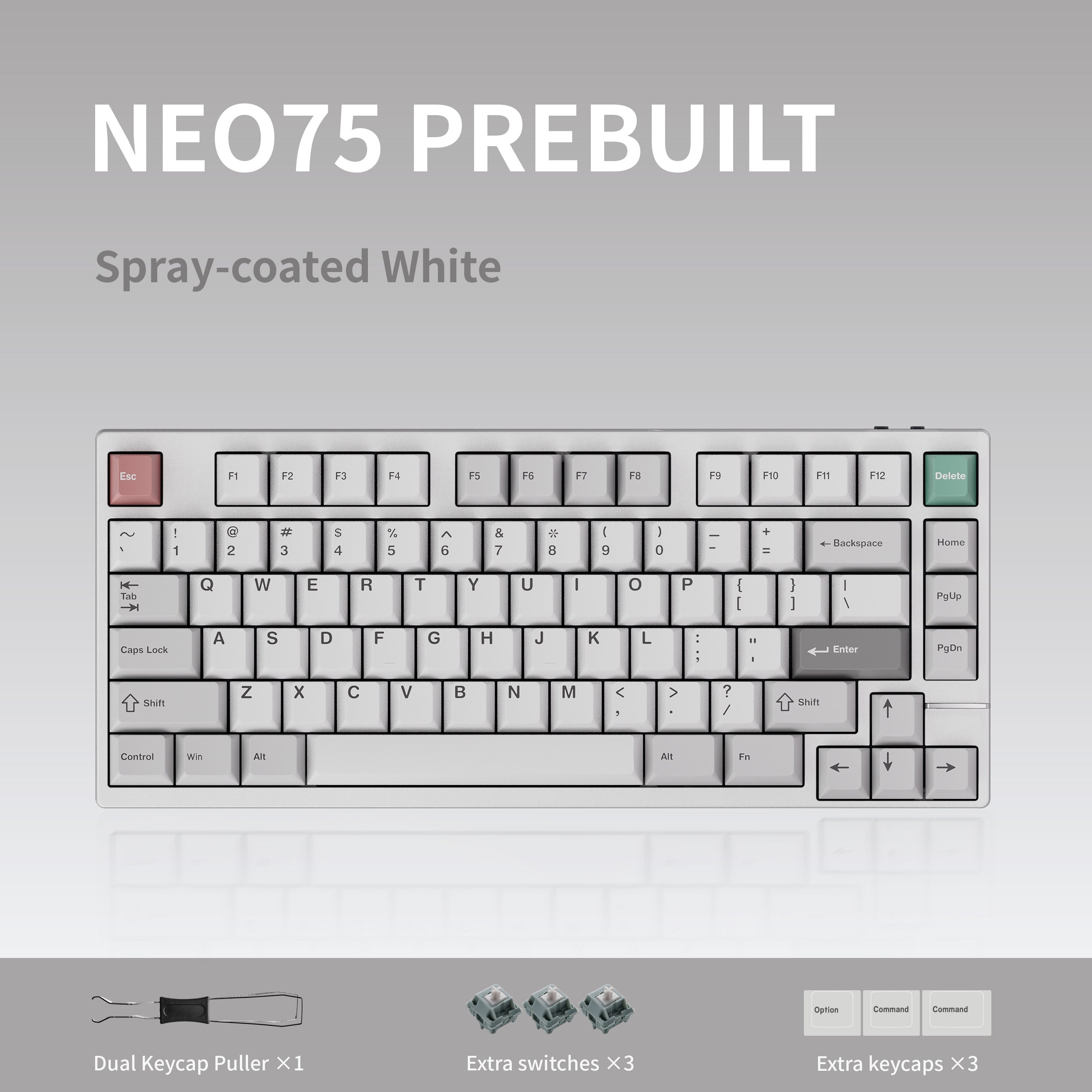 Neo98 & Neo75 Prebuilt Mechanical Keyboard – Qwertykeys